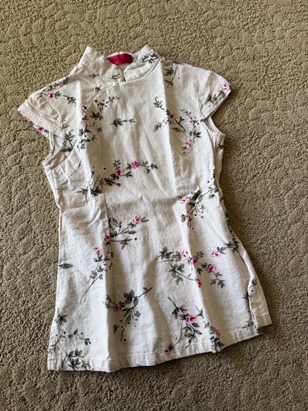 Retro pinup cheongsam / Qipao top (Size S) Lunar new year dress